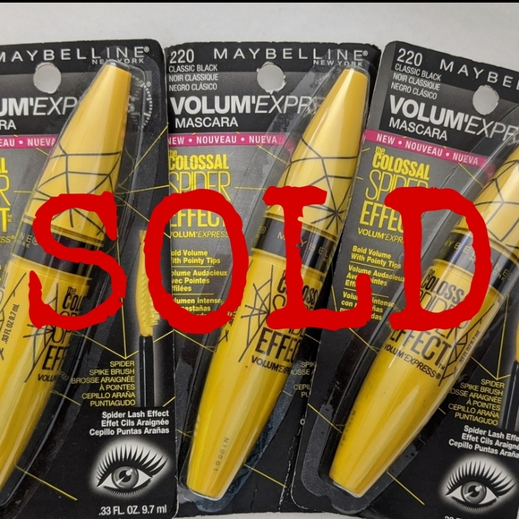 3x Maybelline "classic black"  volum'Expre… - Picture 1 of 6